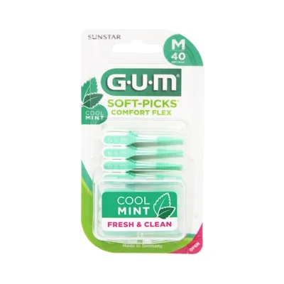 G.U.M Soft-Picks Comfort Flex 40pcs medium - cool mint