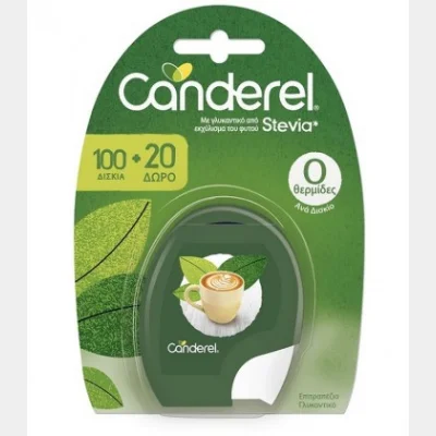 CANDEREL GREEN TABLETS 100T +20T GIFT