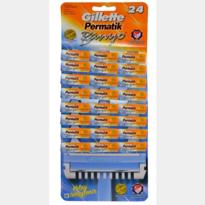 Gillette Permatik Bath  24 pcs