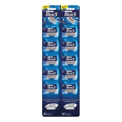 Gillette Blue 3 Razor 10 Count