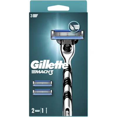 Gillette Mach3 Razor with 2 Cartridges