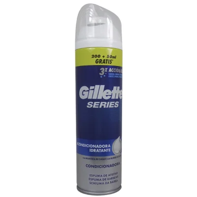 Gillette series foam shave 200 + 50 ml. Conditioning.