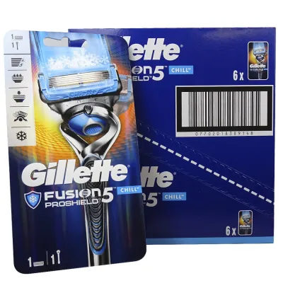 Gillette Fusion 5 proshield flexball razor 5 blades 1 u. Chill minibox.