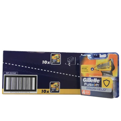 Gillette Fusion Proshield Flexball razor 5 blades 4 u. Minibox.