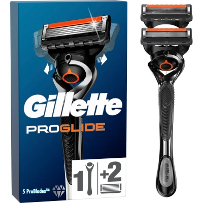 Gillette Fusion ProGlide Razor with 2 Cartridges