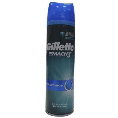 Gillette Mach 3 shaving gel 200 ml. Extra Confort.