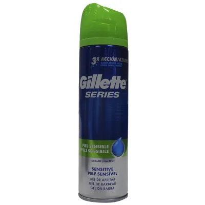 Gillette Series shaving gel 200 ml. Sensitive Aloe vera.