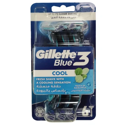 Gillette Blue 3 razor 6 u. Cool.