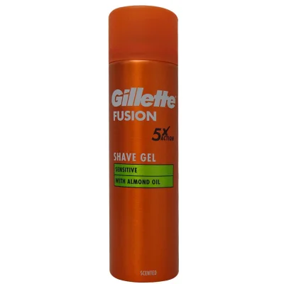 Gillette Fusion 5 shave gel 200 ml. Ultra sensitive aloe.