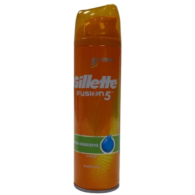 Gillette Fusion 5 shave gel 200 ml. Ultra sensitive aloe.