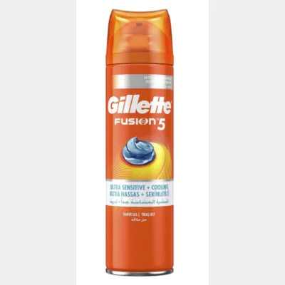 Gillette Gel Fusion5 Ultra Sensitive Cooling 200 ml