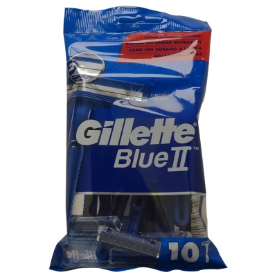 Gillette Blue II maquinilla de afeitar 10 u. 2 hojas.