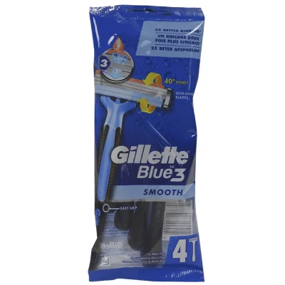 Gillette Blue III razor 4 u. Smooth.