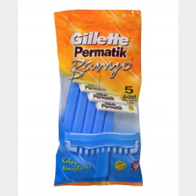 Gillette Permatik Disposal Bath 5 pc