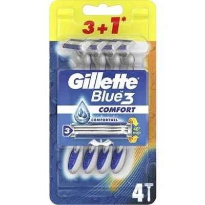 Gillette Blue 3 Comfort Disposable  4 pc