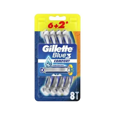Gillette Blue 3 Comfort Disposable  8 pc