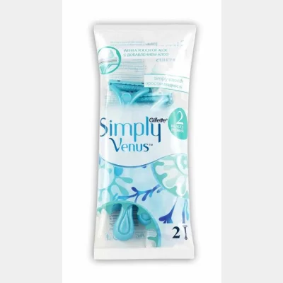 Gillette Venus Simply Smooth Disposal Razors 2 pcs