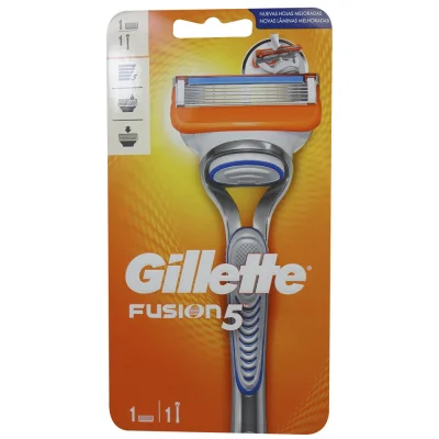 Gillette Fusion 5 razor 5 blades 1 u. Minibox.