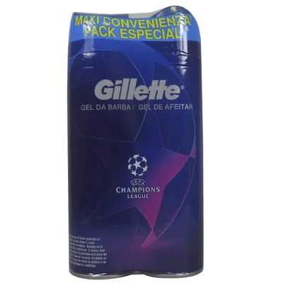 Gillette Fusion 5 shave gel 2X200 ml. Ultra sensible.