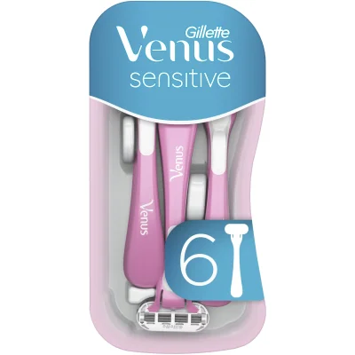 Gillette Venus Senses Disposable Razors 6-Pack