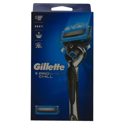 Gillette Fusion 5 Proshield chill razor 1 u. 5 blades.