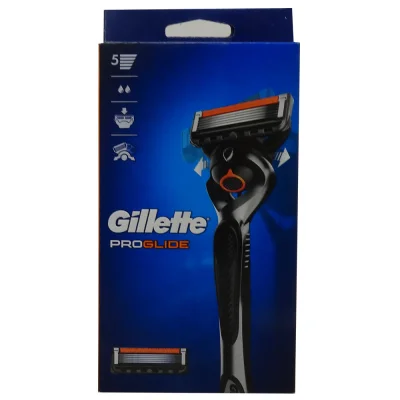 Gillette Proglide razor 1 u. 5 blades.