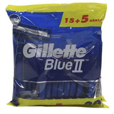 Gillette Blue II razor pack 4X15+5 u.