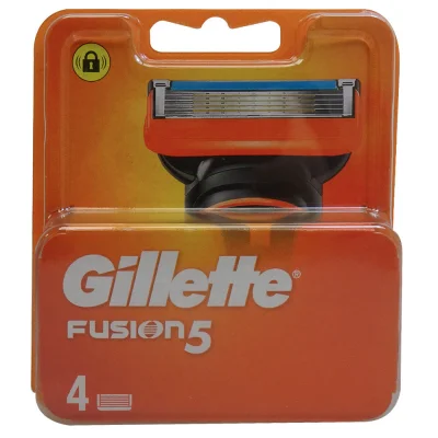 Gillette Fusion 5 razor 4 u.