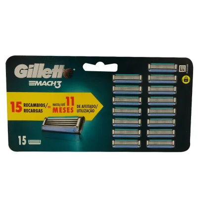 Gillette Mach 3 blades 15 u.