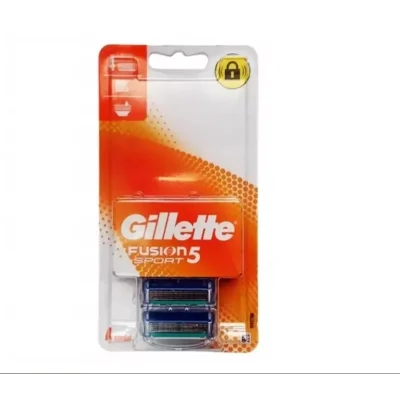 Gillette Fusion Sport 5 Razors 4 Pack