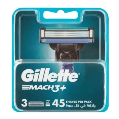 GILLETTE RAZOR REPLACEMENTS 3pcs MACH 3 PLUS