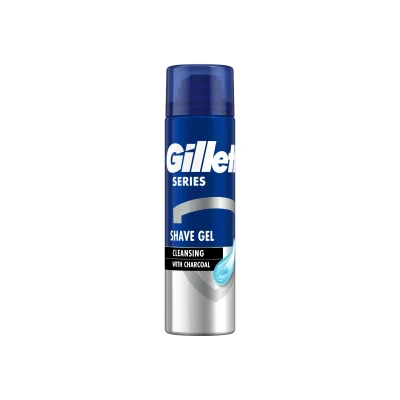 Gillette Shaving Gel 200ml Cleansing Charcoal