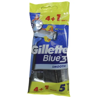 Gillette Blue III razor 4+1 u. Smooth.