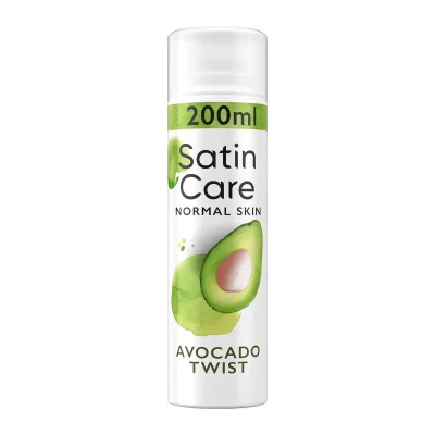 Gillette Satin Care Avocado Twist Shaving Gel Women 200ml