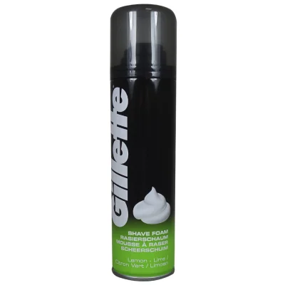 Gillette shave foam 200 ml. Lemon.