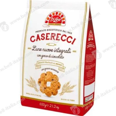 Di Leo Biscotti Caserecci Lune Nuove Integrali con Gocce di Cioccolato Gr.600
