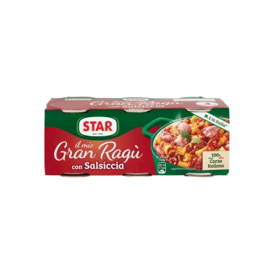 Star Gran Ragù 3x100gr Sausage