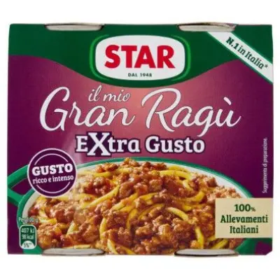 Star Granragu' Carne Extra Gusto Gr.180 X Pz.2