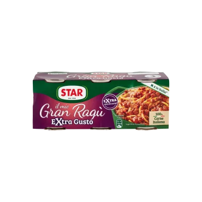 Star Gran Ragù 3x100gr Extra Gusto