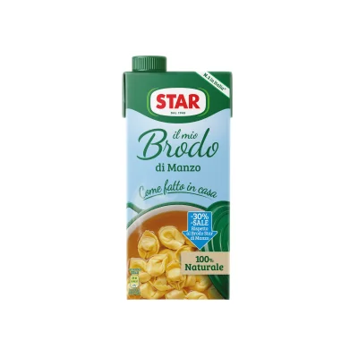 Star Broth 1000ml Beef Less Salt