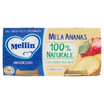 Mellin Omogeneizzato Mela e Ananas Gr.100X2