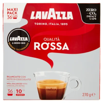 Lavazza A Modo Mio Qualita Rossa Capsules 36 Count