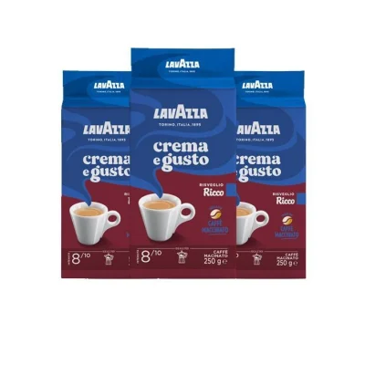 Lavazza Caffè Ricco Coffee 250g x3