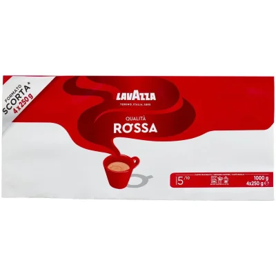 Lavazza 4x250G QUALITA ROSSA 4-PACK - GROUND /5