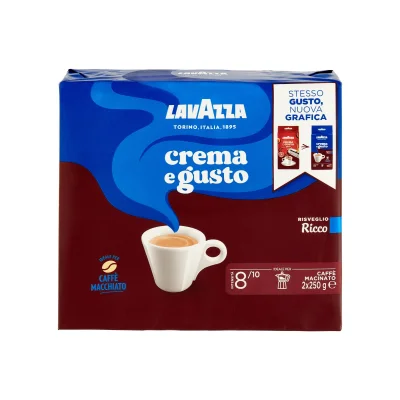 Lavazza 2x250gr Crema & Gusto Ricco