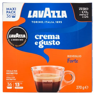 Lavazza A Modo Mio Crema E Gusto Forte 36 Capsules