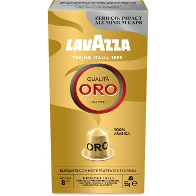 Lavazza Nespresso Aluminium Capsules Oro 10x5.5g