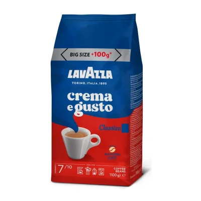 Lavazza 1,1 KG CREMA E GUSTO CLASSICO + 10% - COFFEE BEANS /6