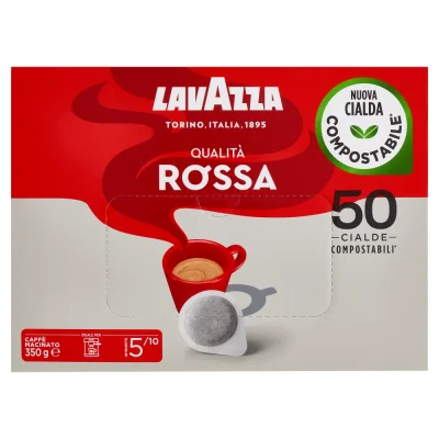 Lavazza Rossa Espresso Pods 50 Count