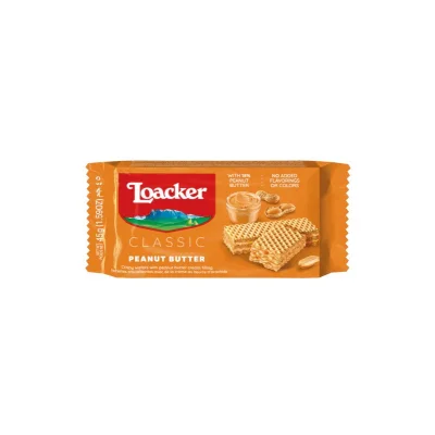 Loacker Wafer Classic Monoportion 45gr Peanut Butter